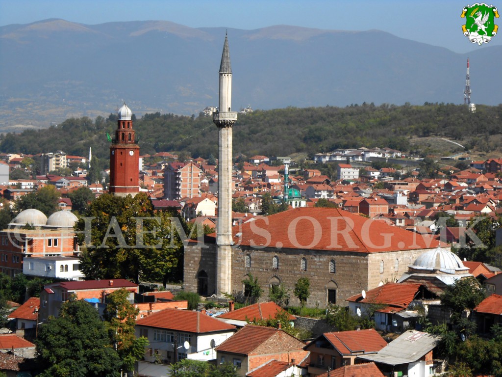 The complex of Sultan Murat mosque in Skopje