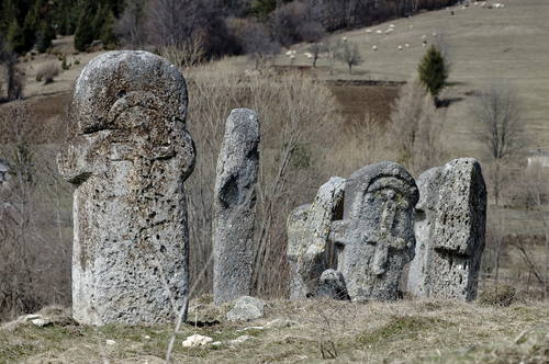 Stećci near Novi Travnik