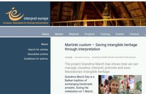 Martinki custom – Saving intangible heritage through interpretation