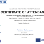 Vasilka_Dimitrovska_Certificate_UNESCO_ICH_2025